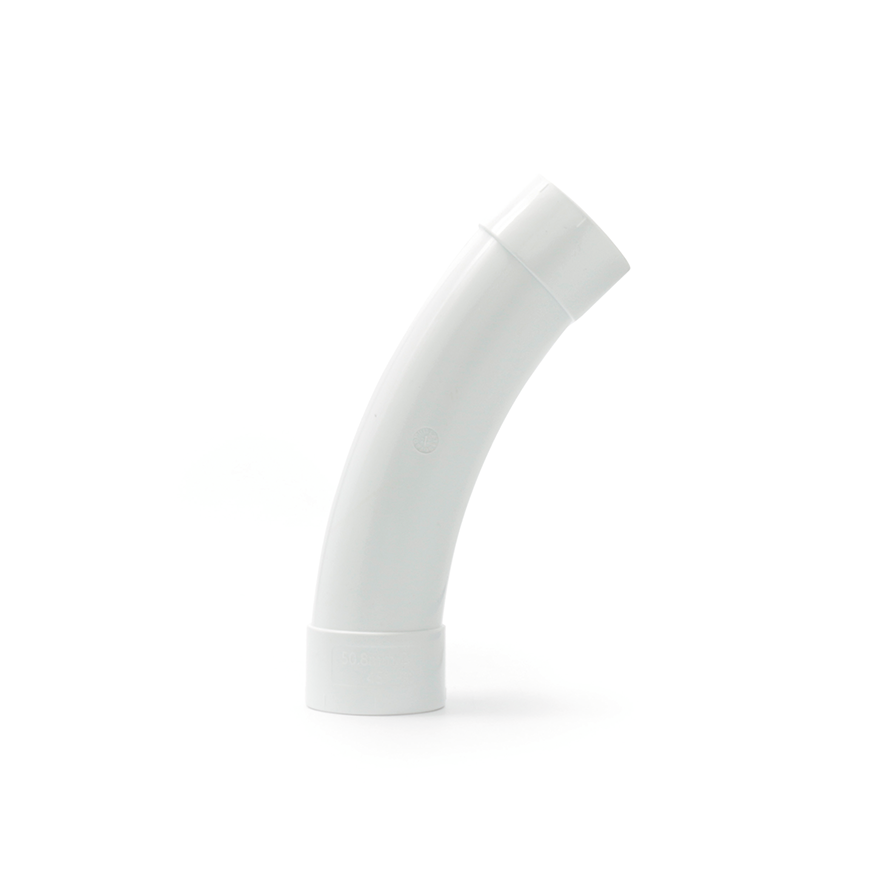 Curva en PVC de 45°